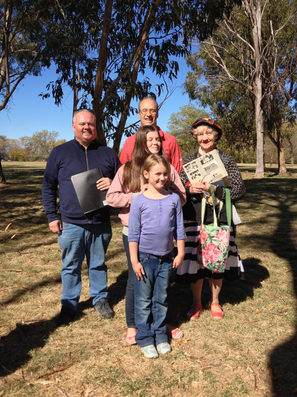 Three generations of the Sullivan Family at Springbank Island