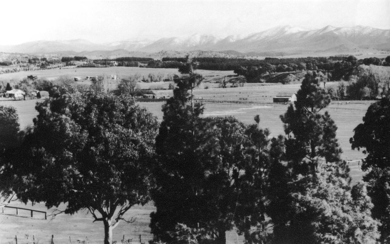 View to racecourse from old Canberra Hospital