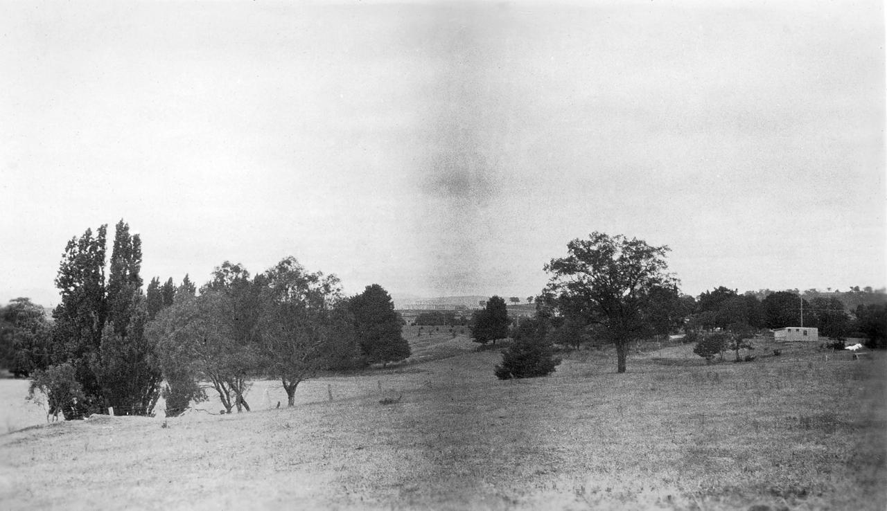 View from Acton ridge toward old Parliament House