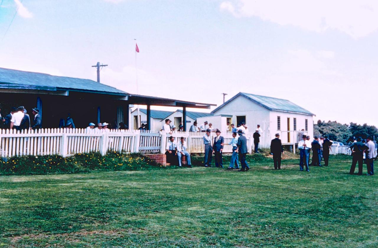 Horse owners and trainers at the racecourse (no.2)