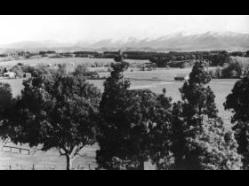 View to racecourse from old Canberra Hospital