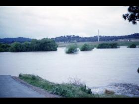 Molonglo in flood at Scott's Crossing (no. 2) Molonglo in flood at Scott's Crossing (no. 2)