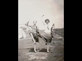 Georgina Ballantyne & Elsie Charters at Highland Gathering Georgina Ballantyne & Elsie Charters at Highland Gathering