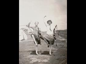 Georgina Ballantyne & Elsie Charters at Highland Gathering