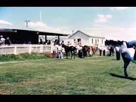 Horse owners and trainers at the racecourse (no.1)